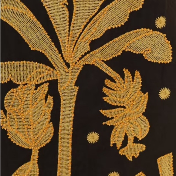 NEW Farm Rio Banana Tree Tie Euroflax™ Premium Linen Dress XS - Picture 8 of 12